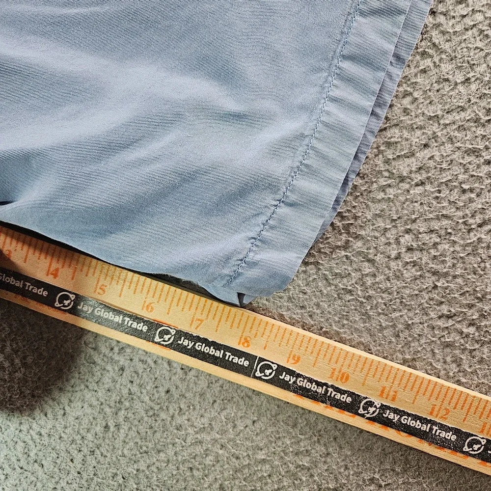 Peter Millar Shorts‎ Men 38 x8.5 Flat Front Light Blue